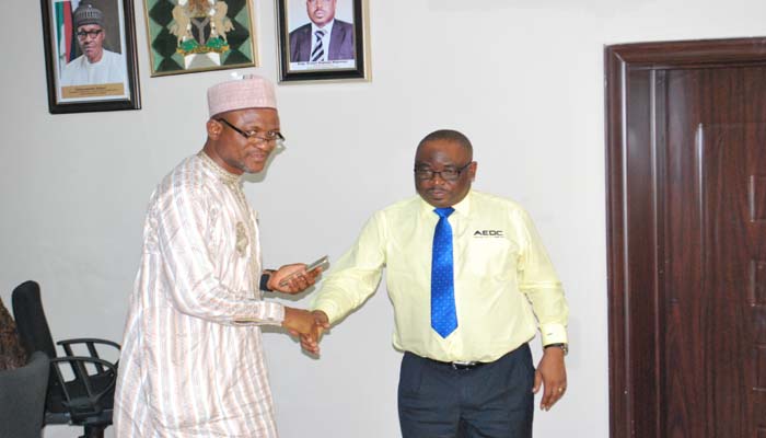 AMMC MD, Engr. Ernest Mupwaya visits AEDC, Discusses 24 Hrs electricity supply to FCT
