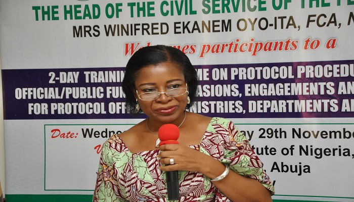 FG Committed To Capacity Building Of Civil Servants – HCSF