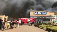 NEXT Supermarket, Abuja, on fire